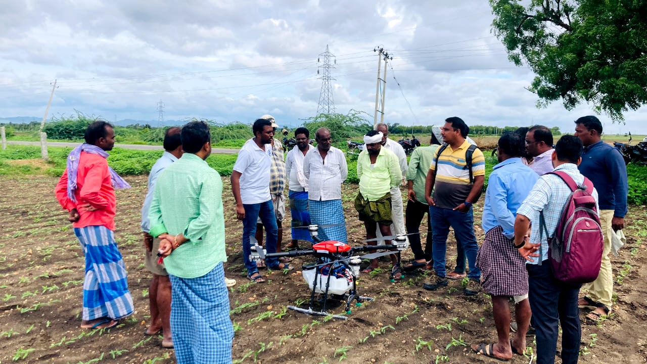 Benefits of drone spraying for farmers